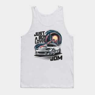 Just a Boy Who Loves JDM Tank Top